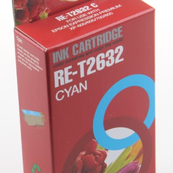 Compatible Epson 26XL Polar Bear (T2632) High Yield Cyan Inkjet Cartridge