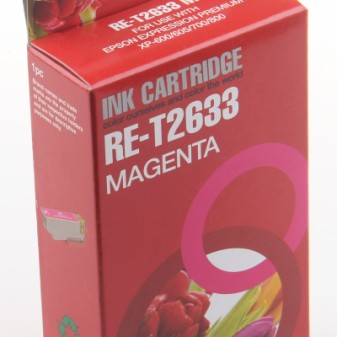 Compatible Epson 26XL Polar Bear (T2633) High Yield Magenta Inkjet Cartridge