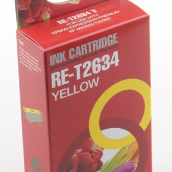 Compatible Epson 26XL Polar Bear (T2634) High Yield Yellow Inkjet Cartridge