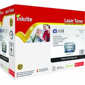 Remanufactured HP 11X (Q6511X) High Yield Black Laser Toner Cartridge