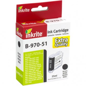 Compatible Brother LC970BK/1000BK Black Inkjet Cartridge
