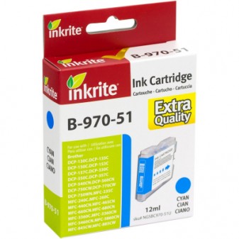 Compatible Brother LC970C/1000C Cyan Inkjet Cartridge