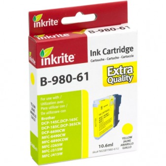 Compatible Brother LC980Y Yellow Inkjet Cartridge