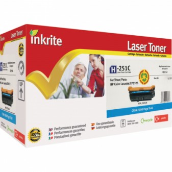 Compatible HP 504A (CE251A) Cyan Laser Toner Cartridge