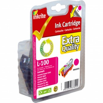 Compatible Lexmark 100XL (14N1070E) High Yield Magenta InkJet Print Cartridge