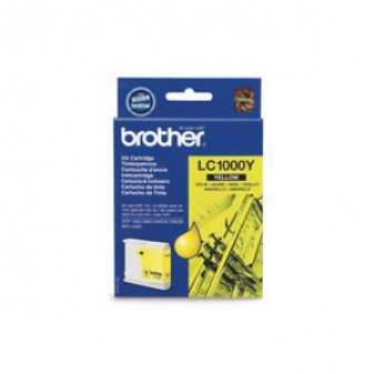 Original Brother LC970Y/1000Y Yellow Inkjet Cartridge