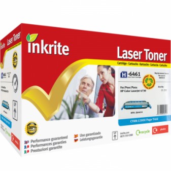 Remanufactured HP 644A (Q6461A) Cyan Laser Toner Cartridge