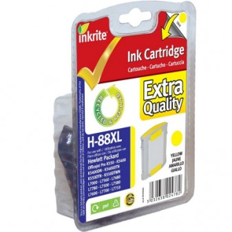 Remanufactured HP 88XL (C9393AE) High Yield Yellow Inkjet Cartridge