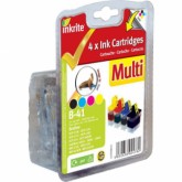 Set of 4 Compatible Brother LC41/LC47/LC900 Black Cyan Yellow & Magenta Inkjet Cartridges