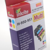 Set of 4 Compatible HP 950XL & 951XL (CN045/6/7/8AE) High Yield Inkjet Cartridges